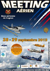 Meeting aérien. Du 28 au 29 septembre 2013 à Châteaubernard. Charente.  10H00